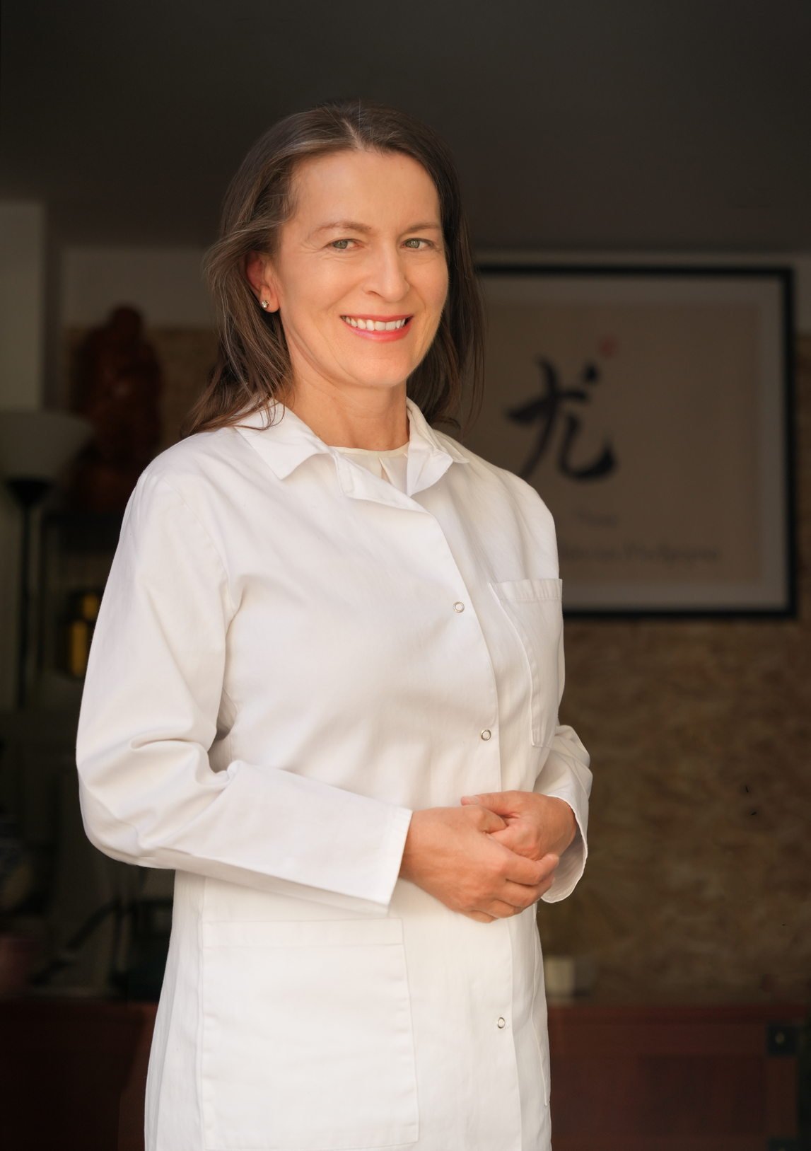 Jolanta Press w klinice akupunktury w Warszawie